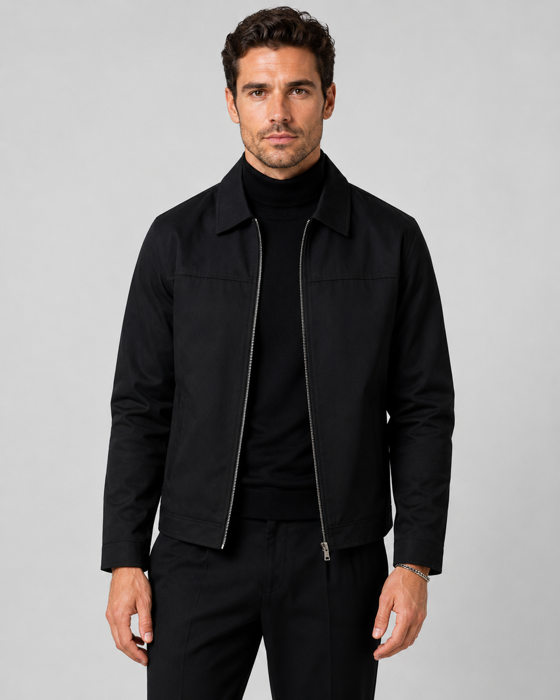 Men’s Classic Zip Harrington Jacket