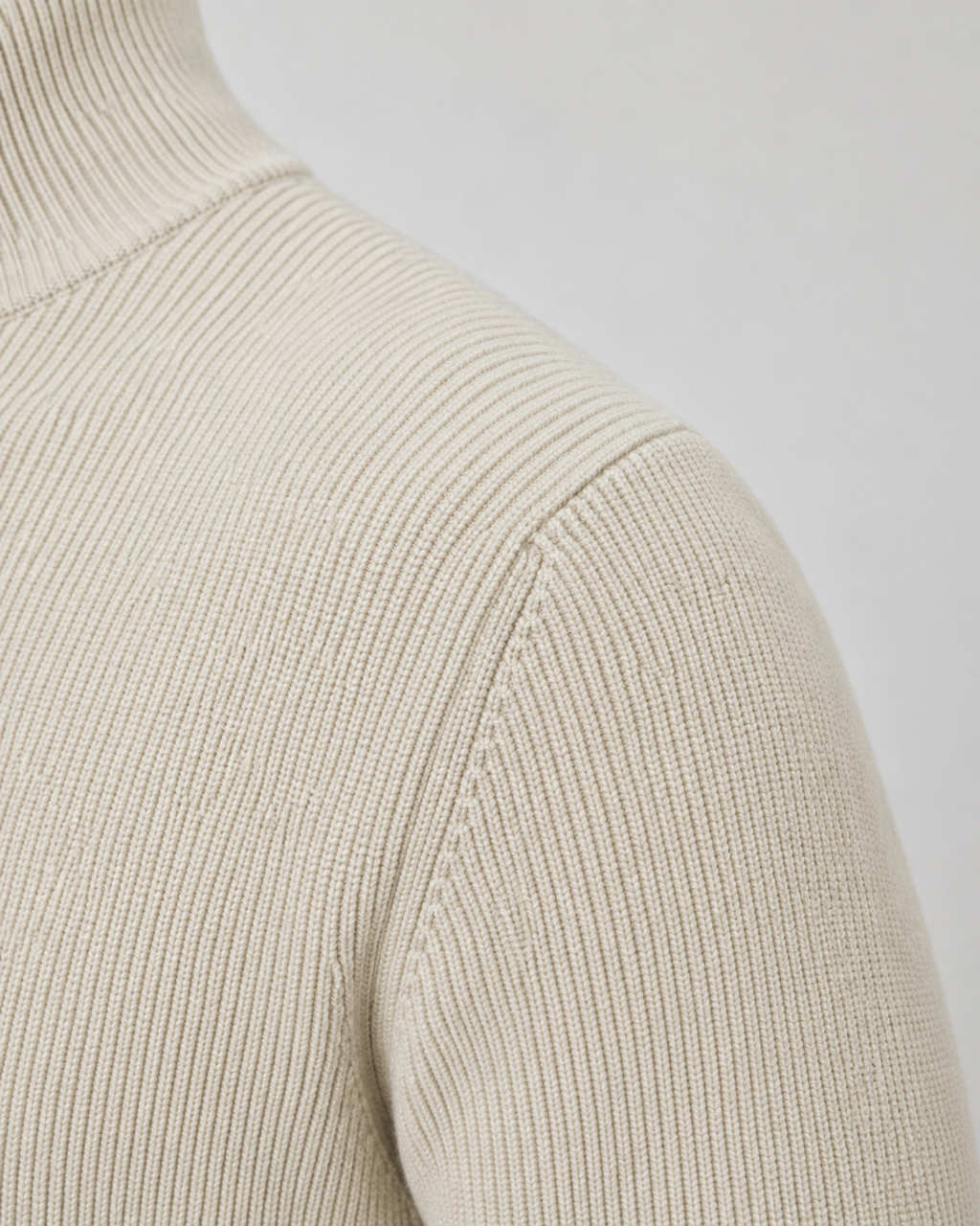 Men’s Full-Zip Knit Cardigan with Stand Collar