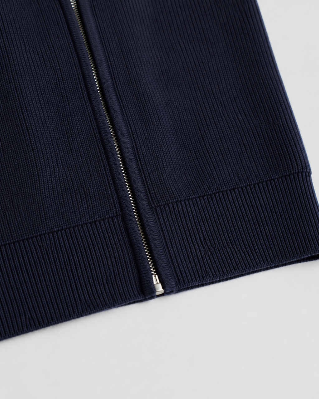 Men’s Full-Zip Knit Cardigan with Stand Collar