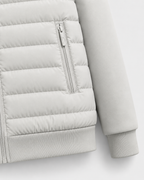 Men’s Hybrid Hooded Jacket – Quilted Padded Zip Design