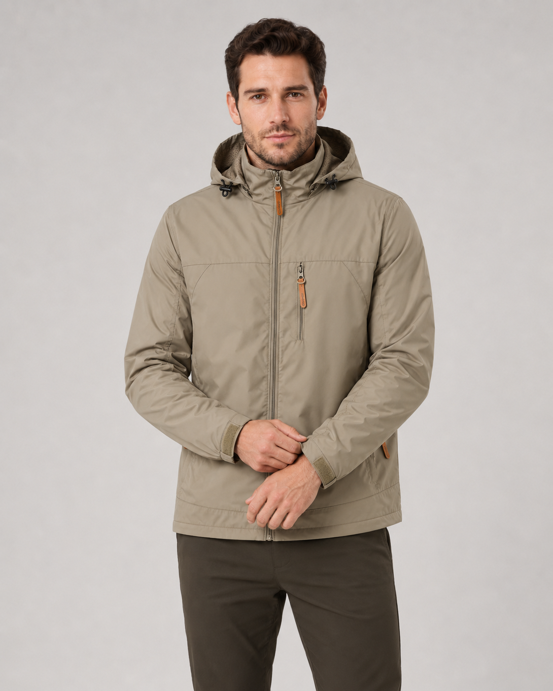 Men’s Lightweight Fall Jacket – Hooded Windbreaker