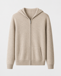 Men’s Merino Wool Zip-Up Hoodie – Lightweight Knit
