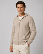Men’s Merino Wool Zip-Up Hoodie – Lightweight Knit