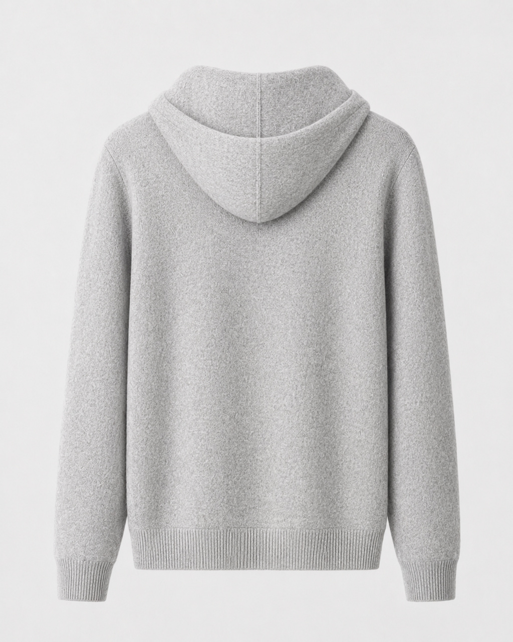 Men’s Merino Wool Zip-Up Hoodie – Lightweight Knit