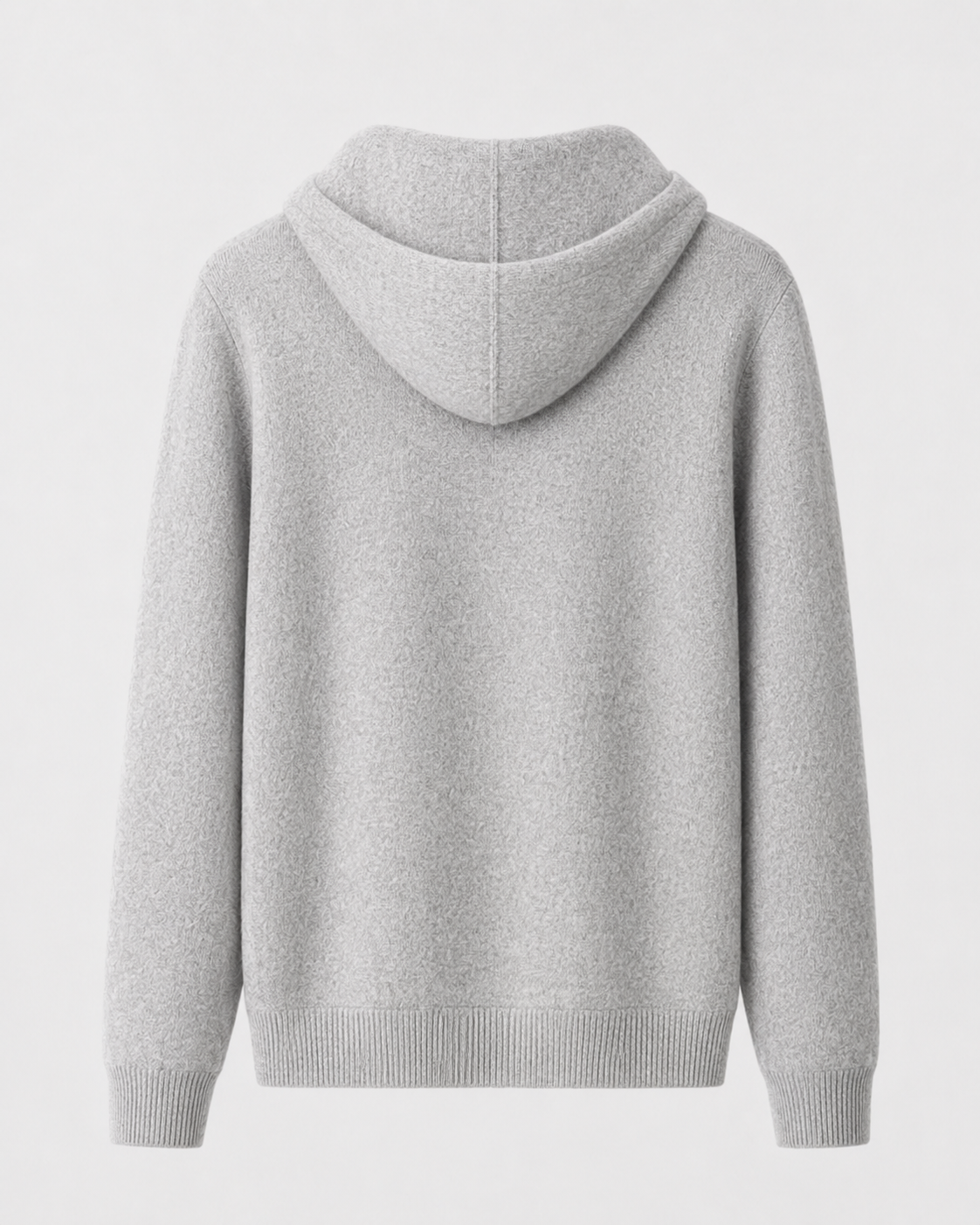 Men’s Merino Wool Zip-Up Hoodie – Lightweight Knit