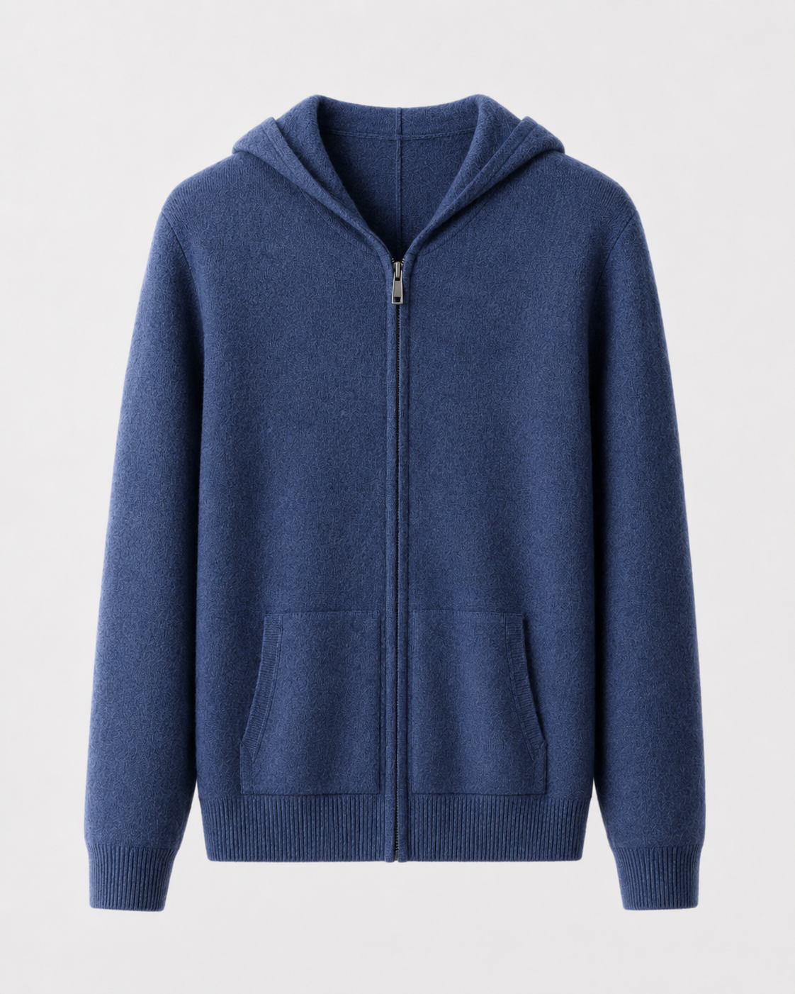 Men’s Merino Wool Zip-Up Hoodie – Lightweight Knit