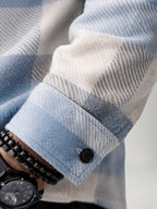 Men's Plaid Flannel Shirt – Long Sleeve Casual Overshirt
