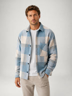 Men's Plaid Flannel Shirt – Long Sleeve Casual Overshirt