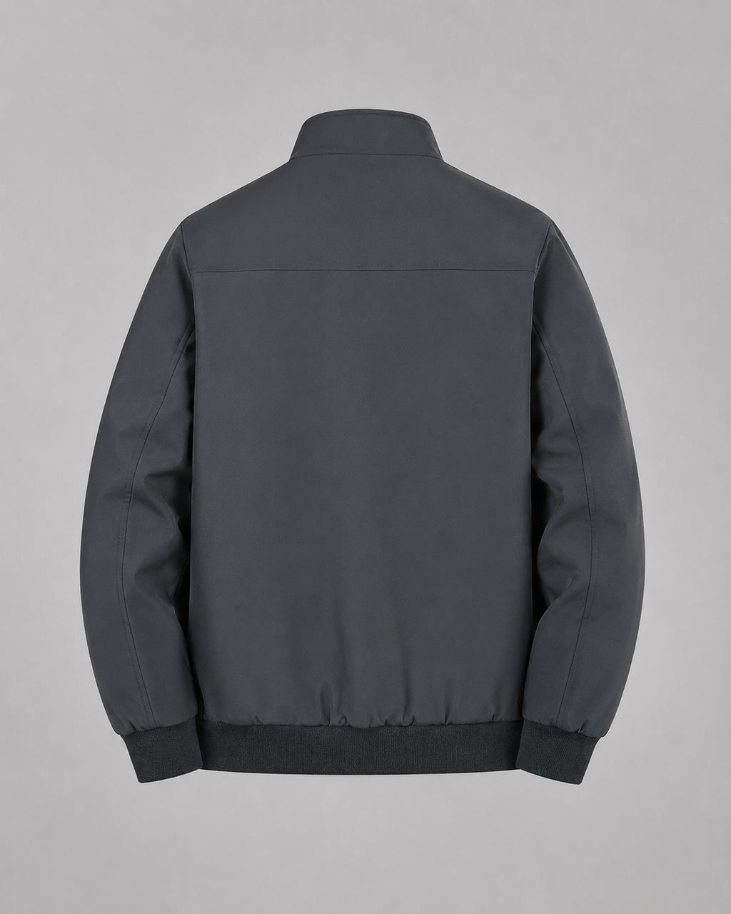 Men’s Quilted Lined Stand Collar Jacket