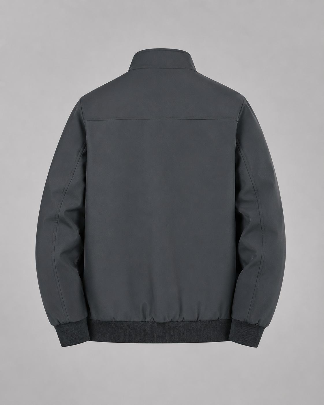 Men’s Quilted Lined Stand Collar Jacket