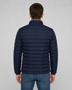Men’s Quilted Puffer Jacket with Stand Collar