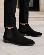 Men’s Suede Chelsea Boots – Classic Slip-On Style