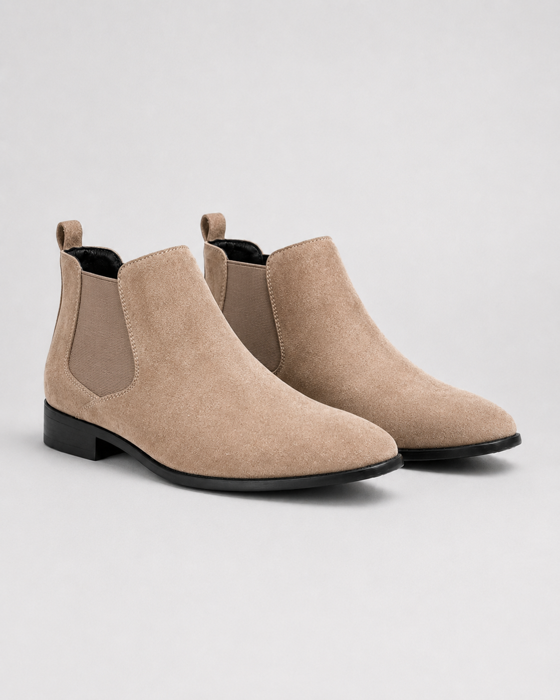 Men’s Suede Chelsea Boots – Classic Slip-On Style