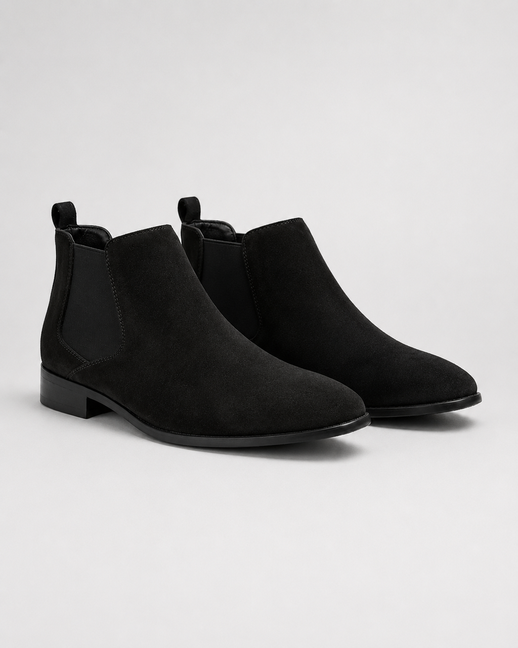 Men’s Suede Chelsea Boots – Classic Slip-On Style