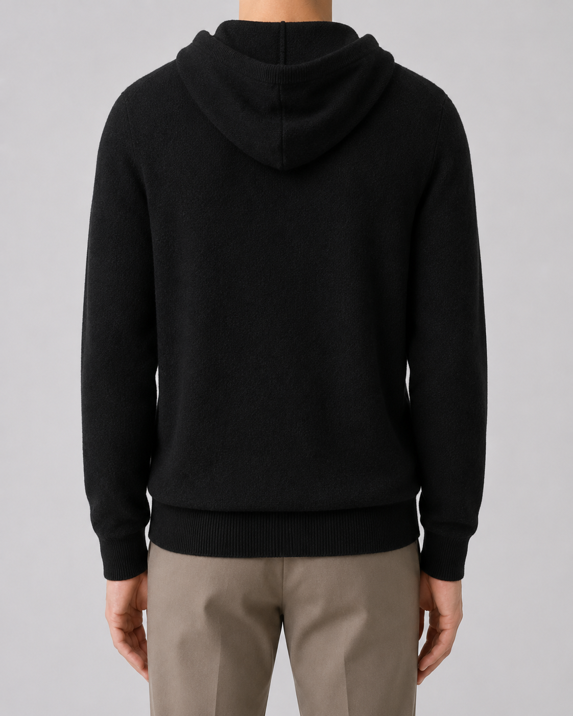 Men’s Wool Hoodie – Soft Knit Pullover