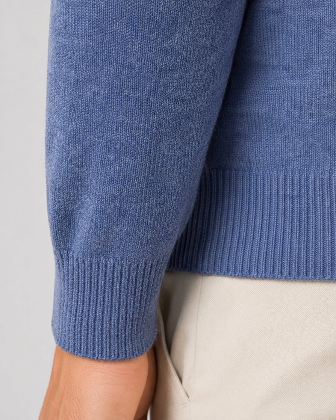 Men’s Wool Polo Sweater – Long Sleeve Knit Polo