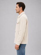 Men's Corduroy Overshirt – Cotton Button Up Shirt Jacket