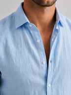 Men's Long Sleeve Casual Shirt Lightweight Summer Fit