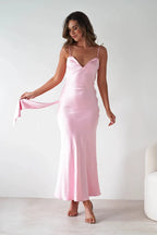 Satin Slip Maxi Dress