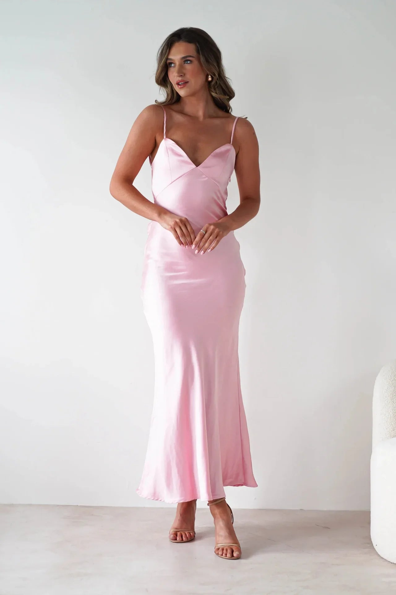 Satin Slip Maxi Dress