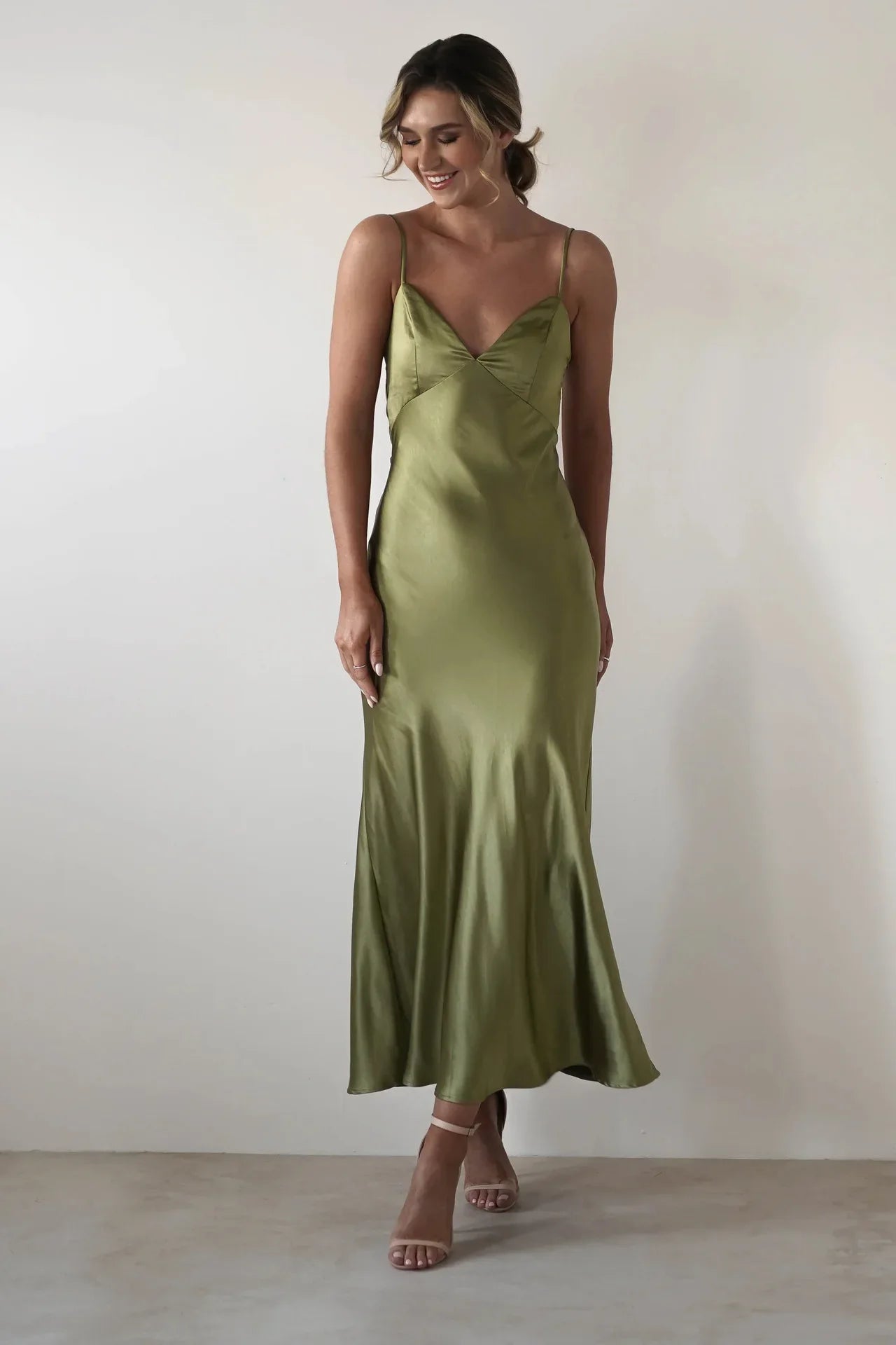 Satin Slip Maxi Dress