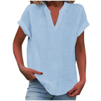 Lexi Relaxed V-Neck Blouse
