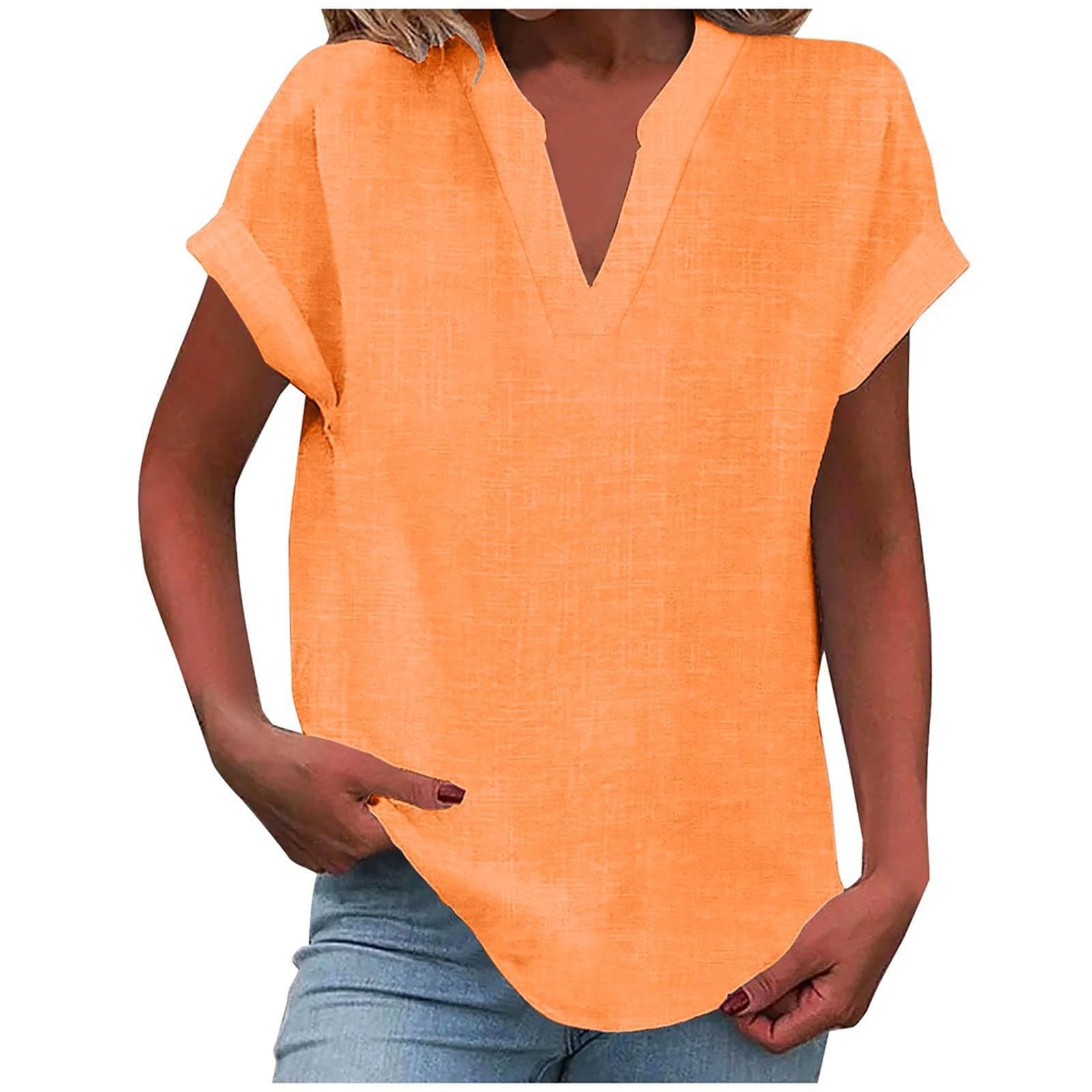 Lexi Relaxed V-Neck Blouse