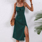 Melanie Polkadot Midi Dress