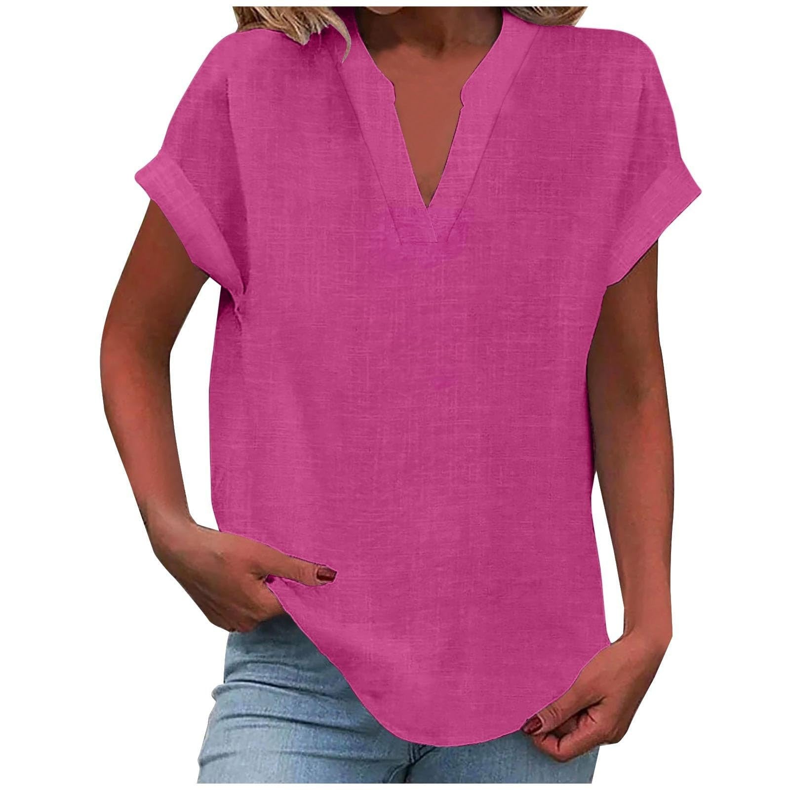 Lexi Relaxed V-Neck Blouse