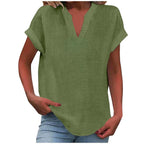 Lexi Relaxed V-Neck Blouse
