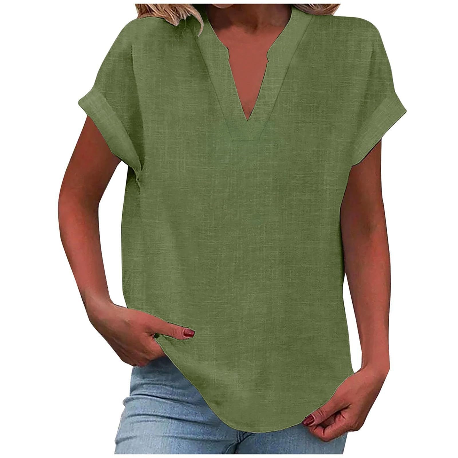 Lexi Relaxed V-Neck Blouse