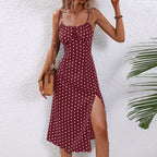 Melanie Polkadot Midi Dress