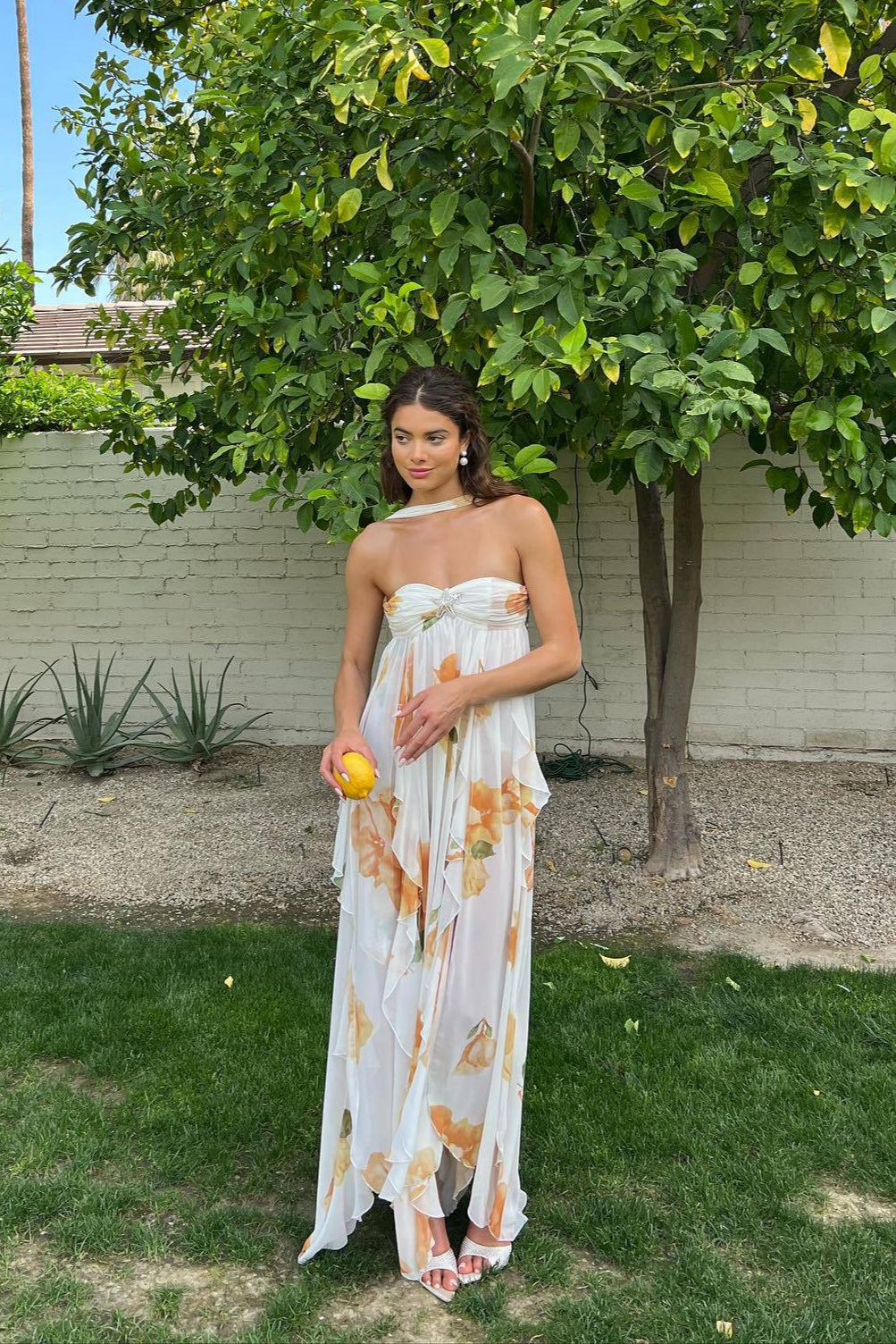 Gwen Halter Maxi Dress