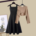 DuoChic 2-in-1 Knit Dress Set