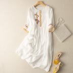 Sofia Pattern Relaxed Midi Dress