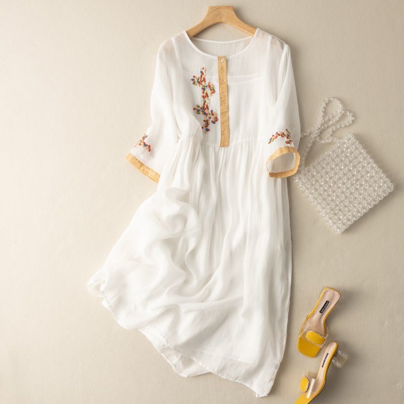 Sofia Pattern Relaxed Midi Dress