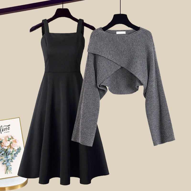 DuoChic 2-in-1 Knit Dress Set