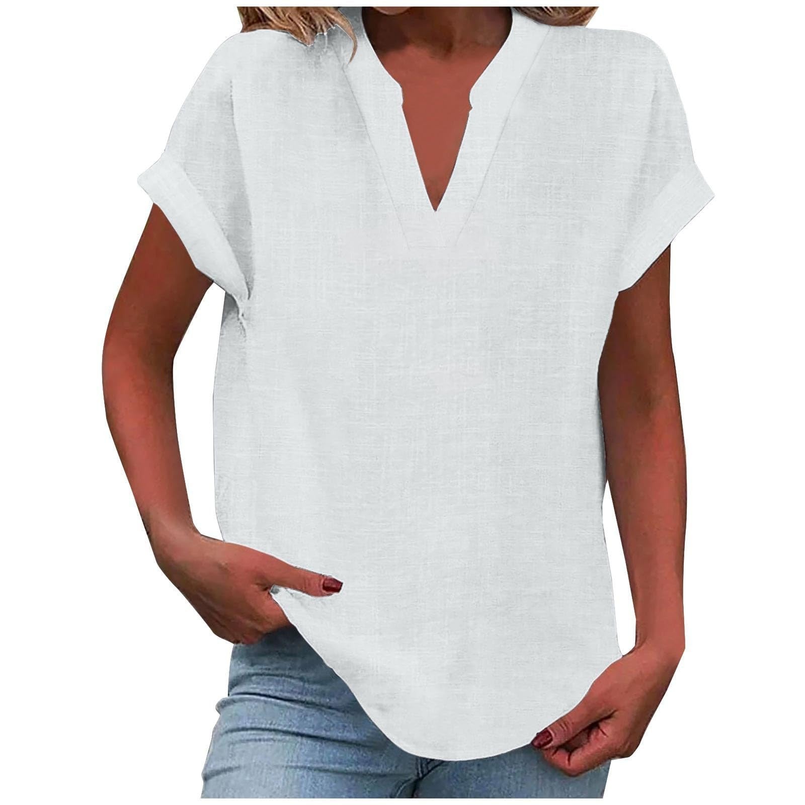 Lexi Relaxed V-Neck Blouse