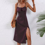 Melanie Polkadot Midi Dress