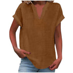 Lexi Relaxed V-Neck Blouse