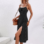 Melanie Polkadot Midi Dress