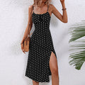 Melanie Polkadot Midi Dress