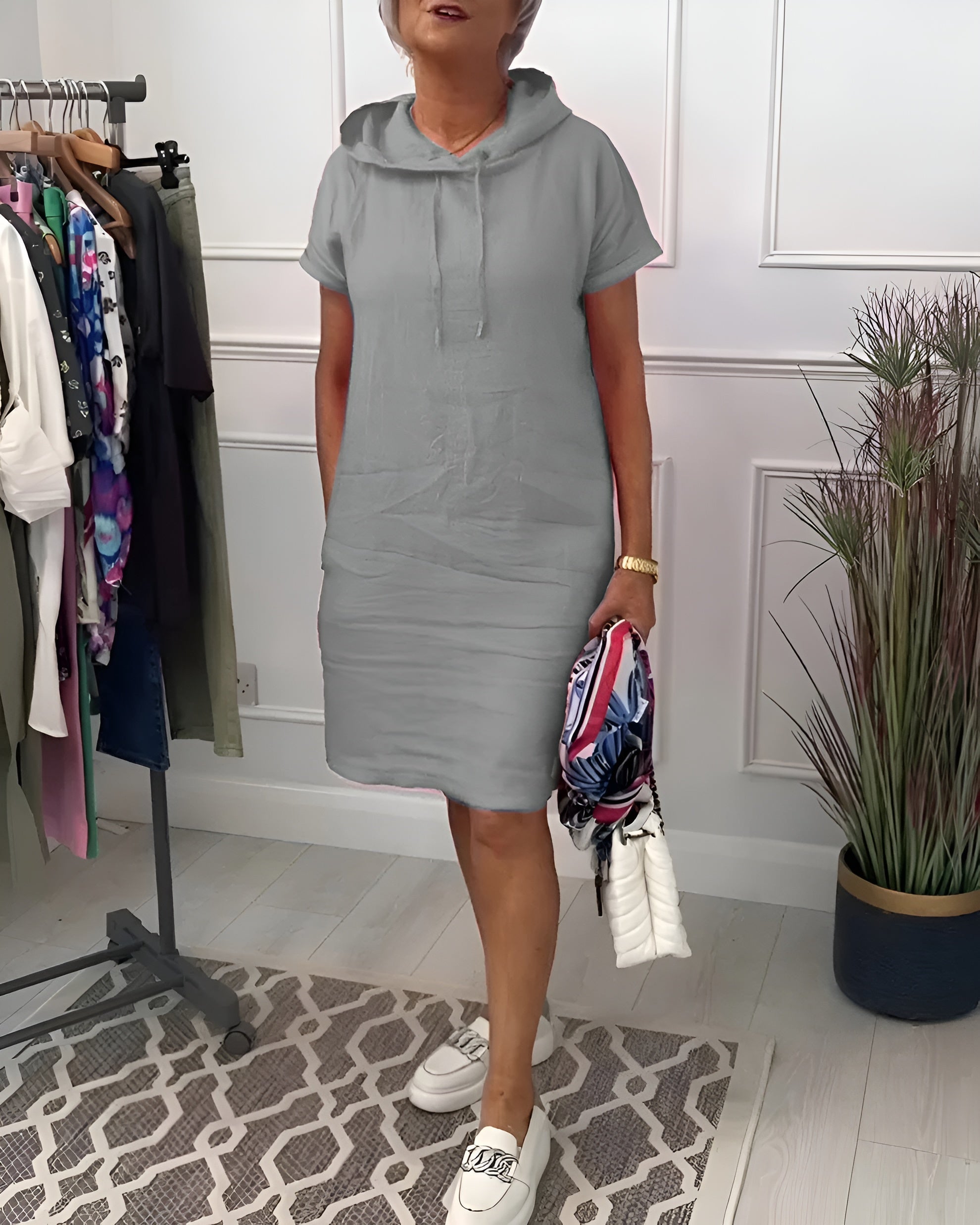 Tina Relaxed Hoodie Dress