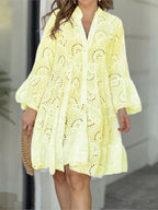 Vivian Pattern Tiered Mini Dress