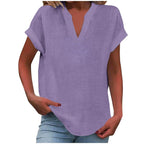 Lexi Relaxed V-Neck Blouse