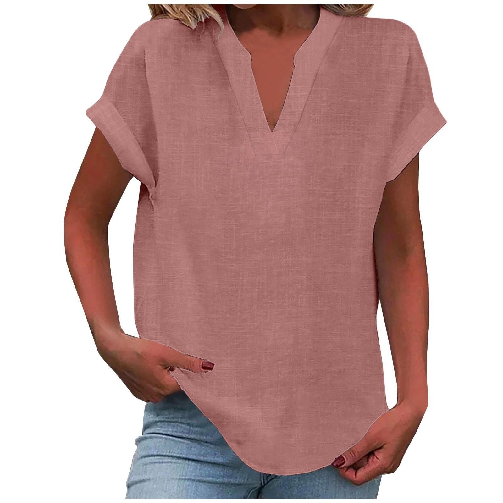 Lexi Relaxed V-Neck Blouse