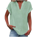Lexi Relaxed V-Neck Blouse