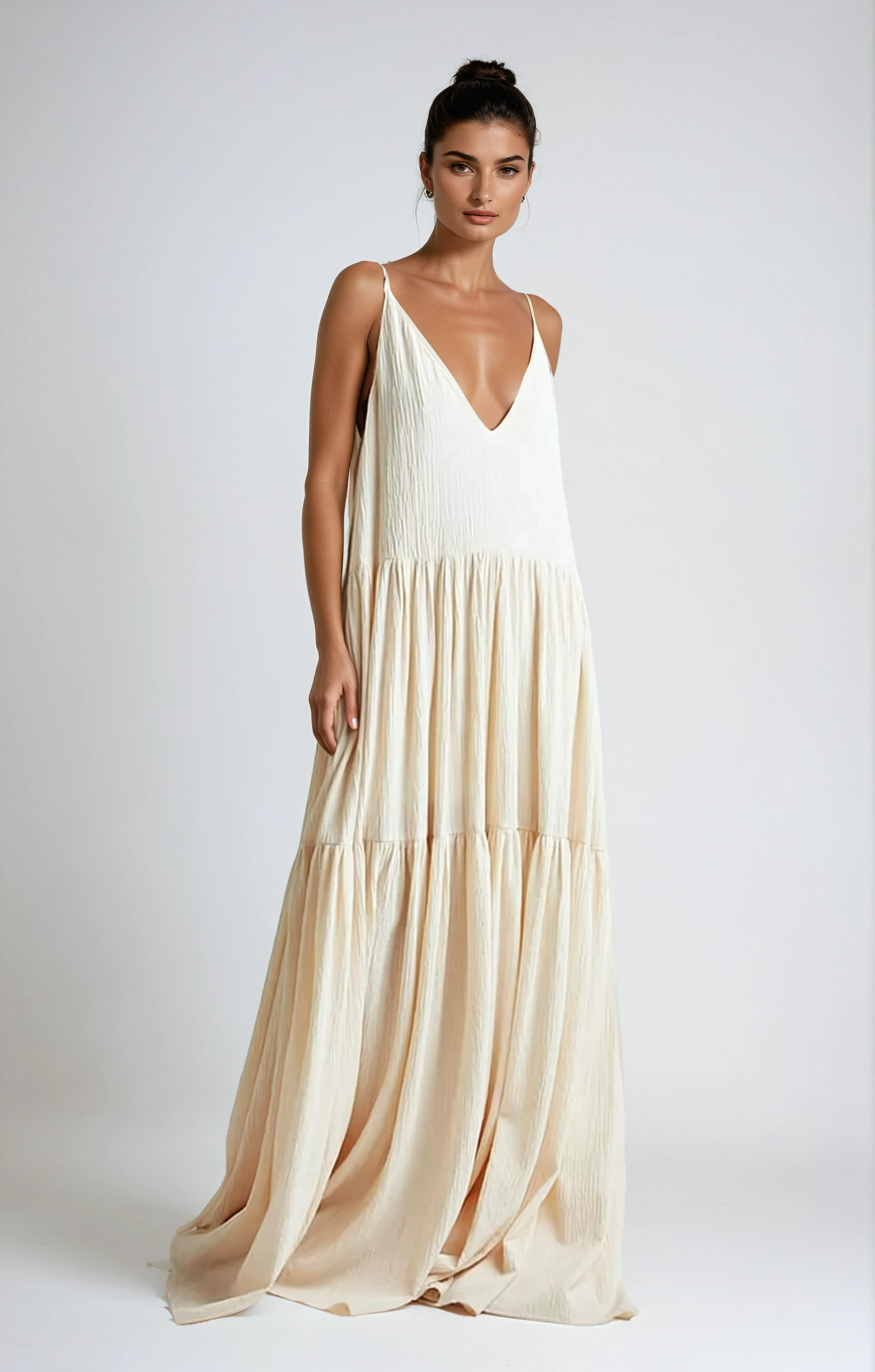 Ocean Breeze Tiered Maxi Dress