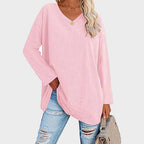 Loose V-Neck Top