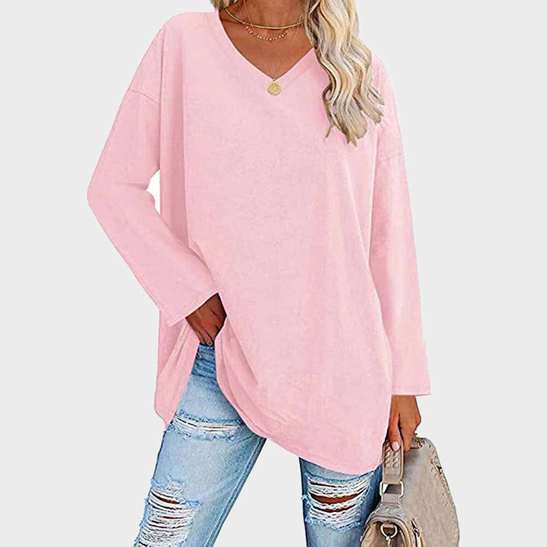 Loose V-Neck Top